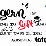 Ärgern ist wie Gift